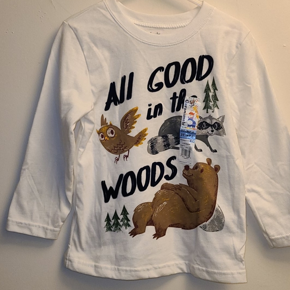 Long sleeve boys toddler shirt